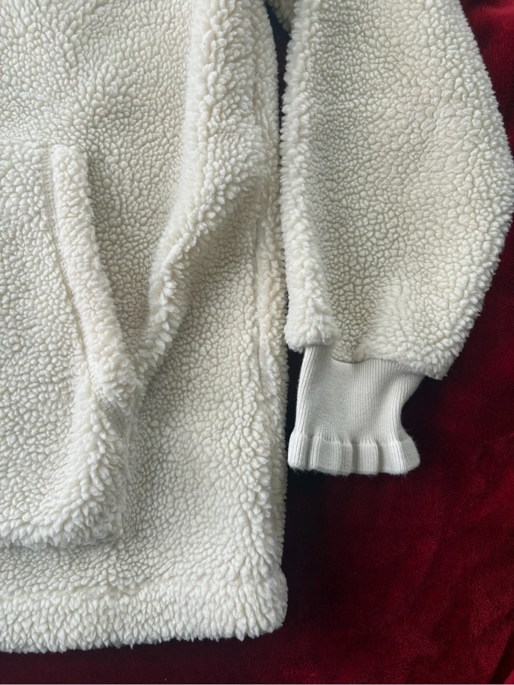 Kate Spade Sherpa Hoodie Size Small